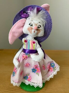 2010 Annalee Doll Easter Girl Bunny 75th Anniversary #260110 w/ tag